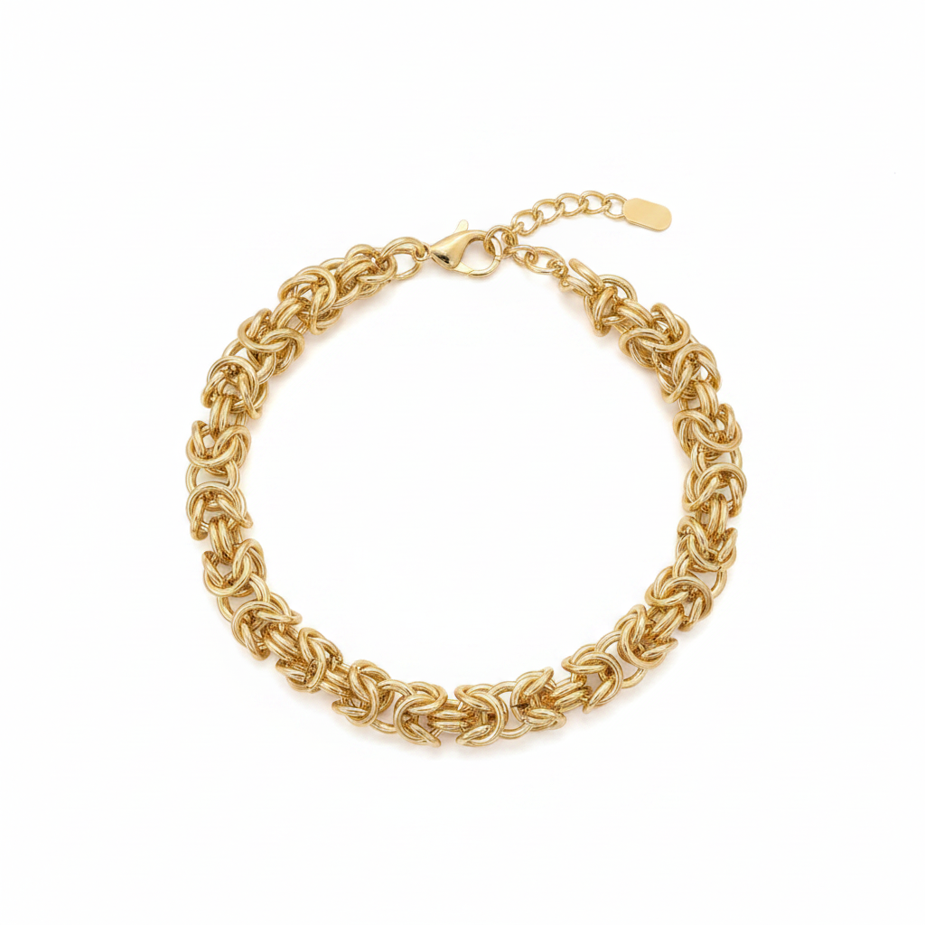 Bracelet Heavy, bracelet en acier inoxydable doré Peach Banana