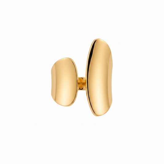 Bague Ebony dorée comme l'argentée