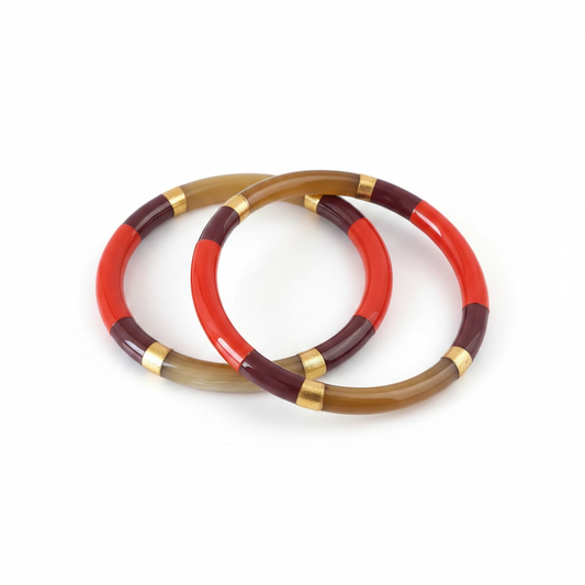 Bracelet Massaï fond blanc