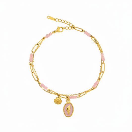 Bracelet Miami beach fond blanc