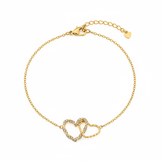 Bracelet You & Me fond blanc