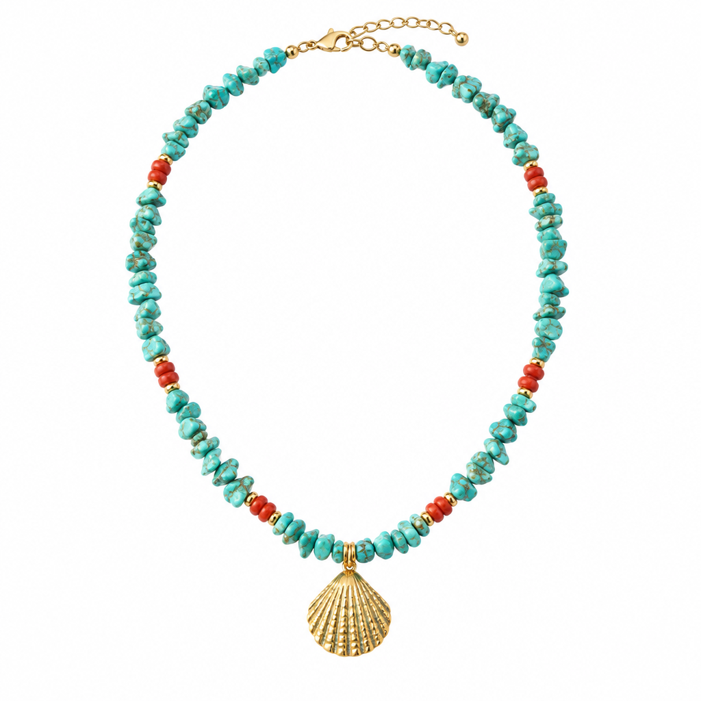 Collier La Riviera sur fond blanc