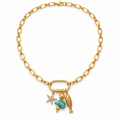 Deuxième collier avec fermoir arrière