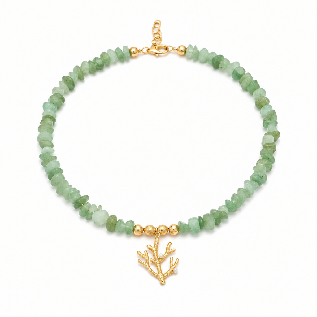Green Lovers avec aventurine vert d’eau plus verte