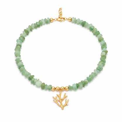 Green Lovers avec aventurine vert d’eau plus verte