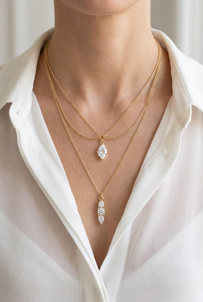 Retouche en cours : petit losange à l’aspect diamant, facetté et plus lumineux