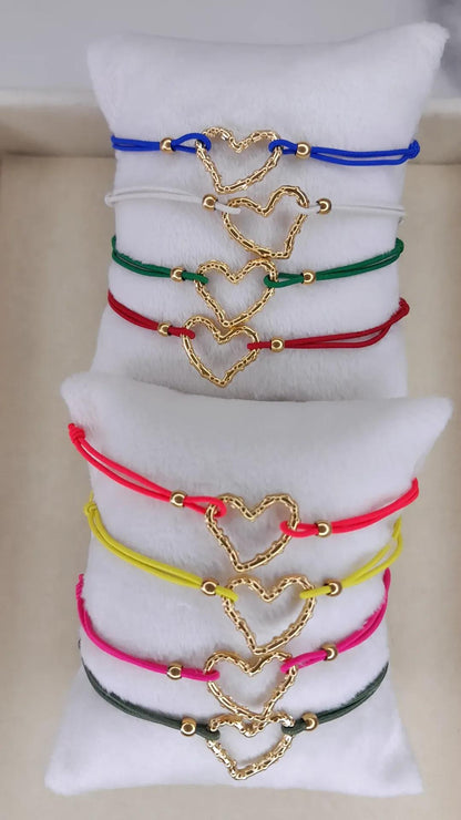 Les bracelets Sunny, bracelet en acier inoxydable doré Peach Banana – vue 2